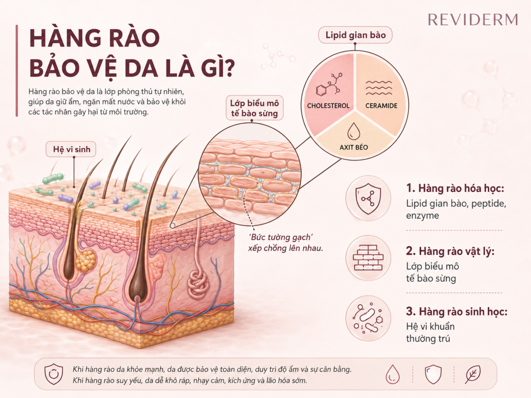 Hàng rào bảo vệ da là gì?